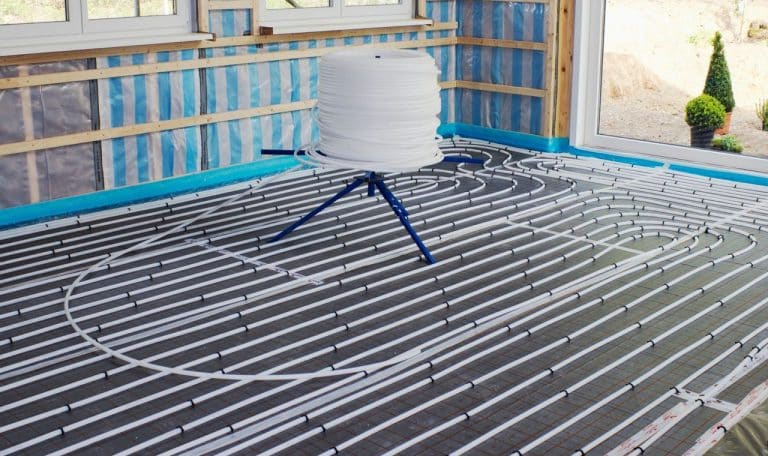 تدفئة مركزية ارضية