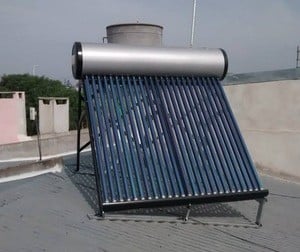 cost of a solar-powered water heater in Egypt