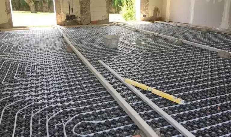 heat pump underfloor heating