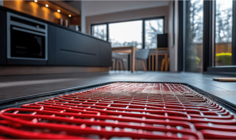 التدفئة تحت البلاط بالماء: دليل شامل لتركيب شبكات تدفئة هيدرونيك ذكية وموفرة