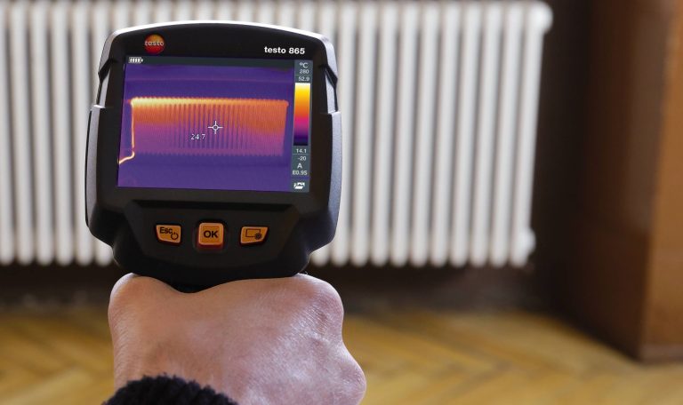 الكاميرا الحرارية لكشف أعطال التدفئة