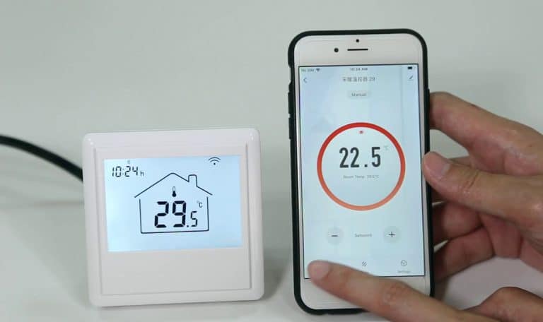 Heating and Cooling Thermostat