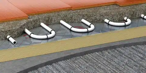 underfloor heating pipe