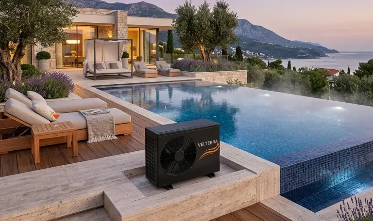 Velterra Swimming Pool Heat Pump Inverter Technology in Egypt: Maximize Luxury, Save 75% on Energy